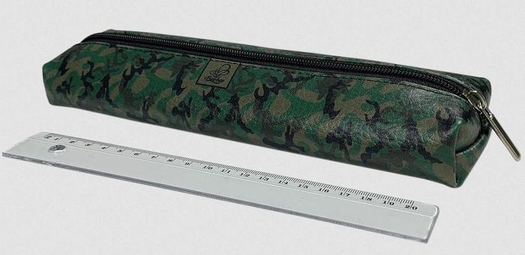 Bee-bee, piórnik jamnik, ekoskóra, Camouflage moro