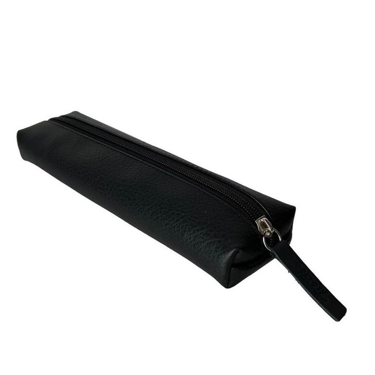 Bee-bee, piórnik jamnik, ekoskóra, Classic black