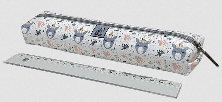 Bee-bee, piórnik jamnik, ekoskóra, Unicorn