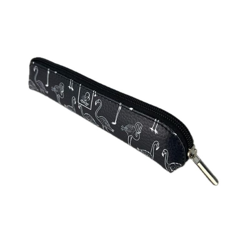 Bee-bee, piórnik mini, Flamingi B&W