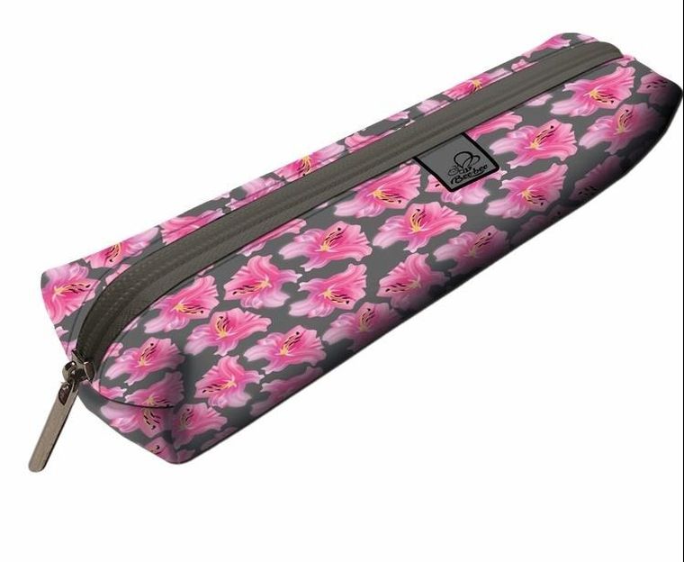 Bee-bee, piórnik mini, prostokąt, Lilie