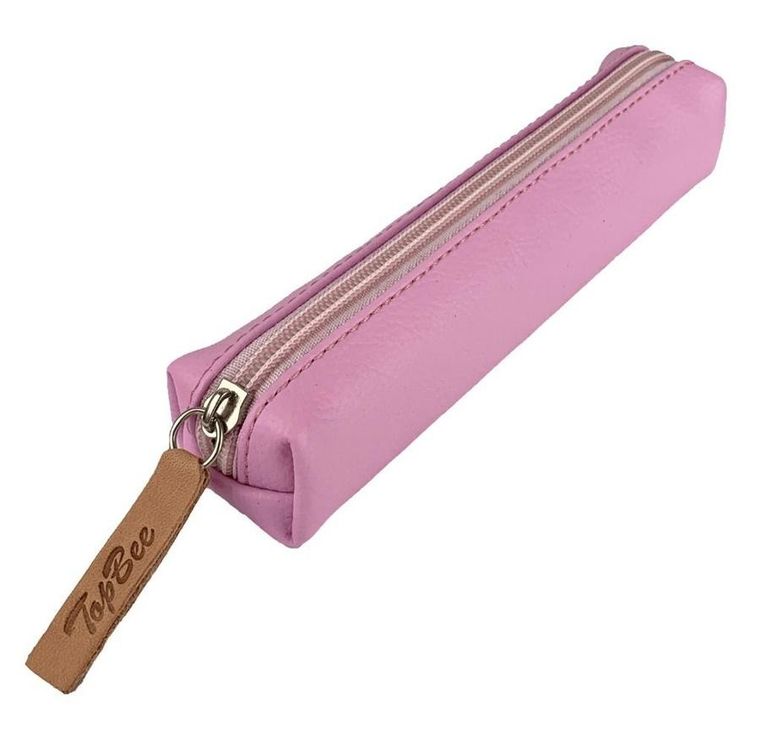 Bee-bee, piórnik mini, prostokąt, Róż pastel