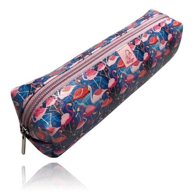 Bee-bee, piórnik prostokąt, Flamingi