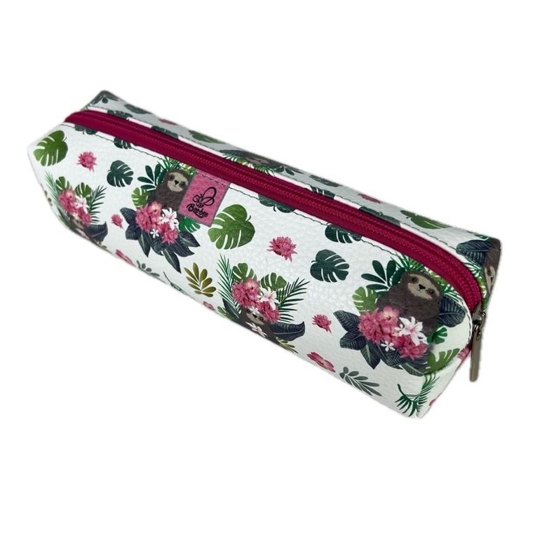 Bee-bee, piórnik, prostokąt, kostka, Leniwce girls