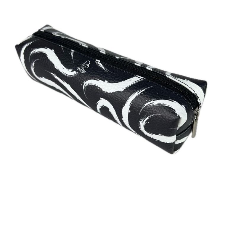 Bee-bee, piórnik, prostokąt, kostka, Maziaje czarne