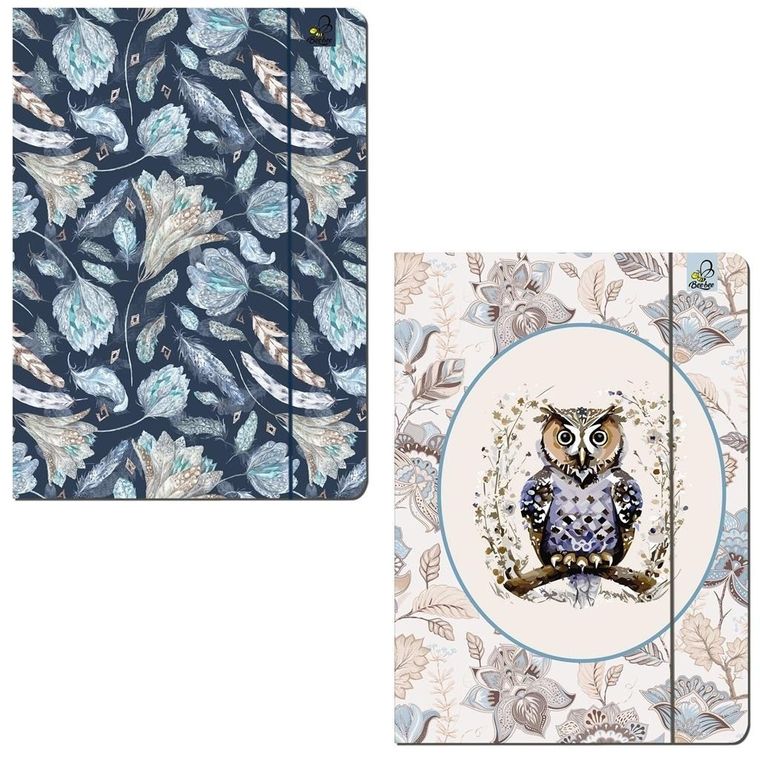 Bee-bee, teczka z gumką A4, Boho New, 1 szt.