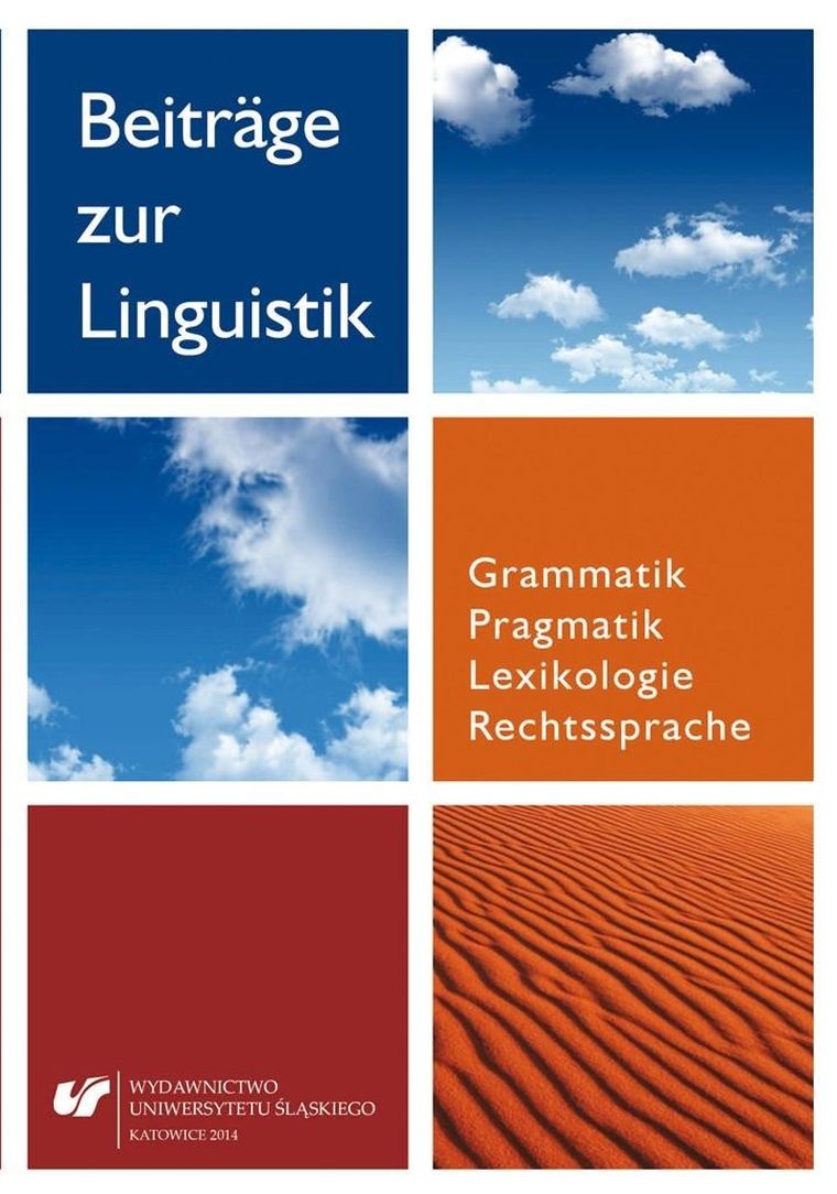 Beitrge zur Linguistik. Grammatik Pragmatik