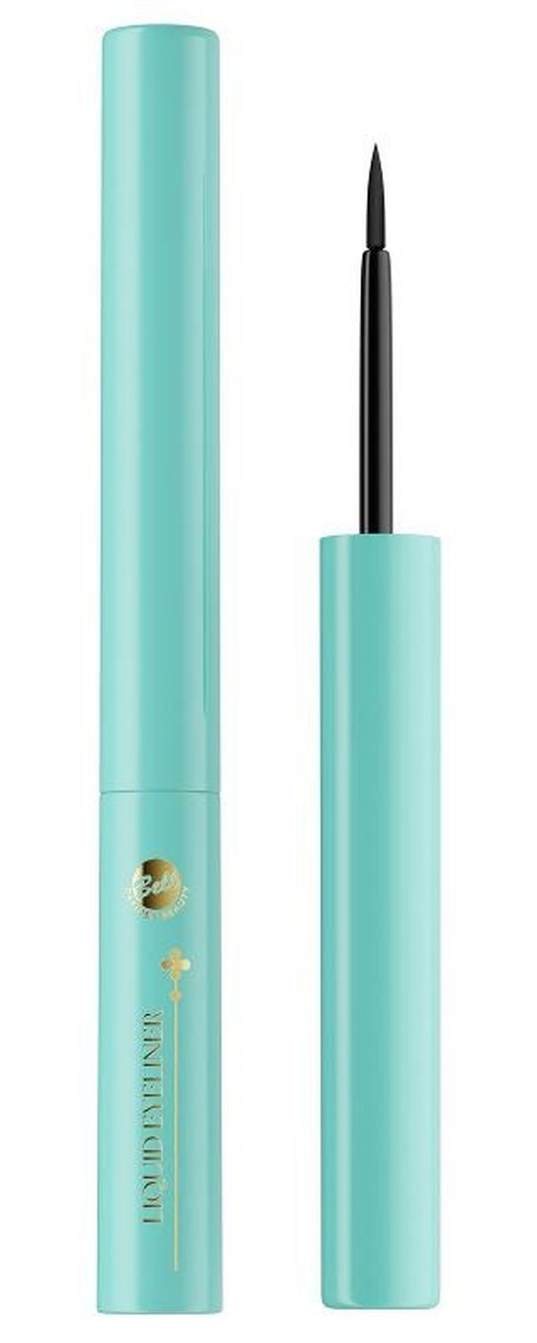 Bell, Liquid Eyeliner, płynny eyeliner z drobinkami, 01 sparkling black, 2.6g