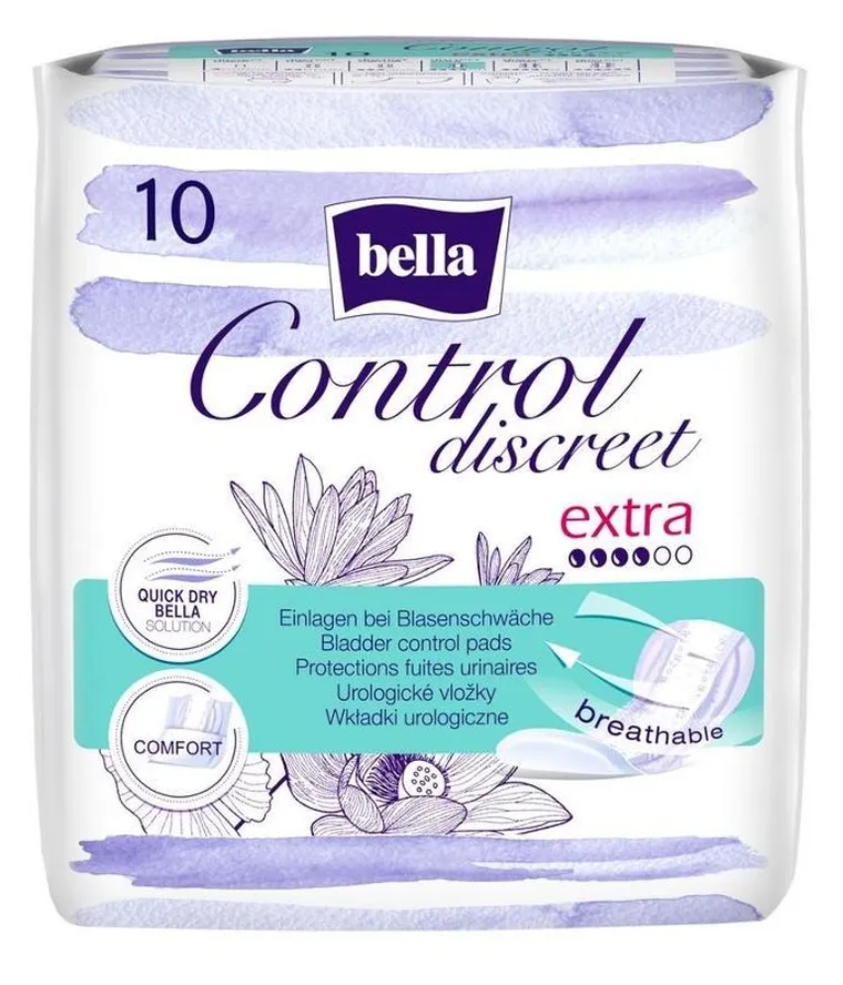 Bella, Control Discreet Extra, wkładki urologiczne, 10 szt.