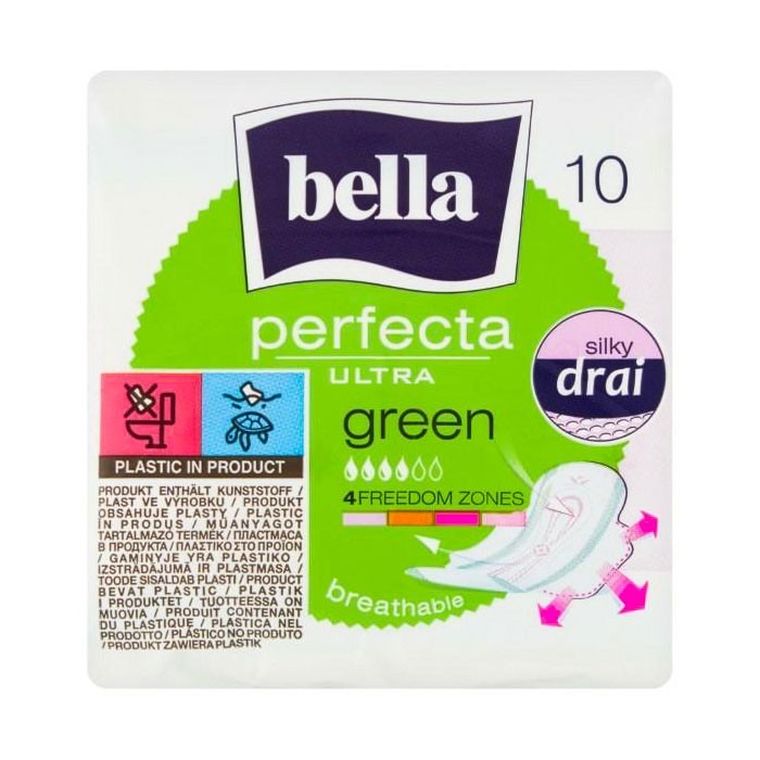Bella, Perfecta Ultra Green, podpaski higieniczne, 10 szt.