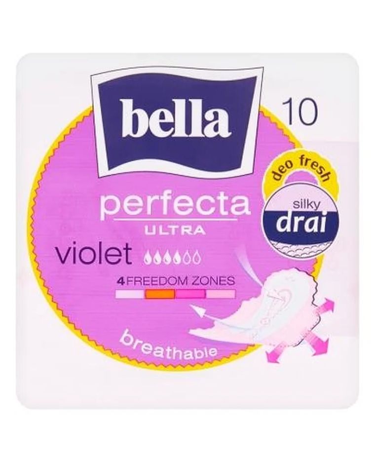 Bella, Perfecta Violet, podpaski higieniczne, 10 szt