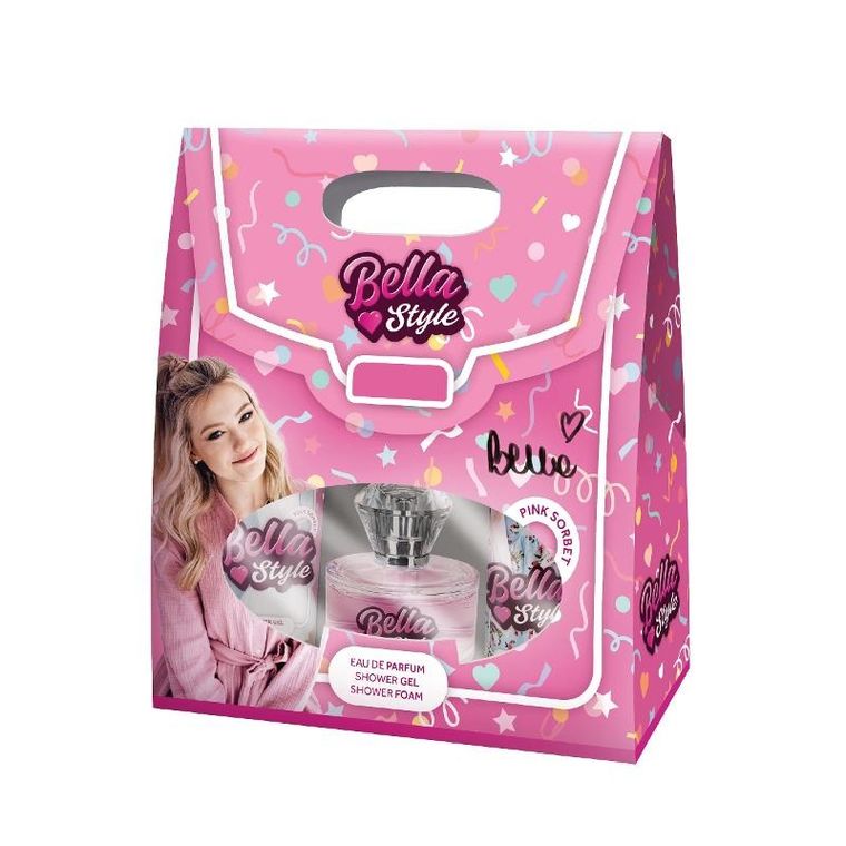 Bella Style, zestaw woda perfumowana + żel pod prysznic + pianka pod prysznic