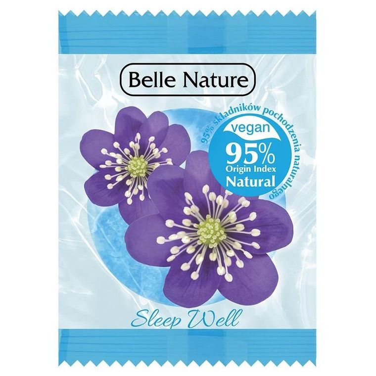 Belle Nature, musująca kula do kąpieli, sleep well, 24g