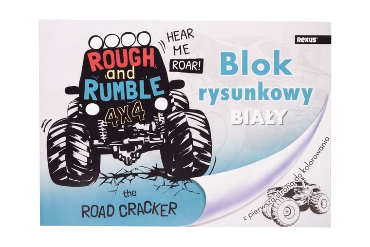 Beniamin, blok rysunkowy, A4, 20 kartek, biały