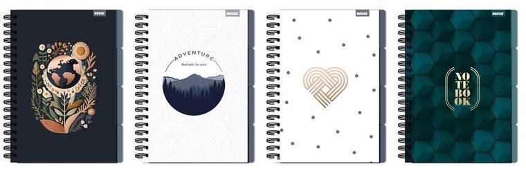 Beniamin, Calm, kołozeszyt, B5, 96 kartek, kratka, 1 szt.