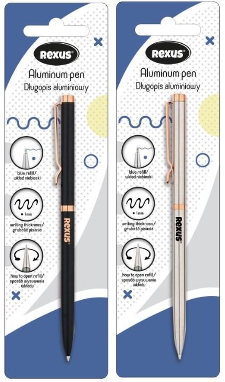 Beniamin, długopis aluminiowy