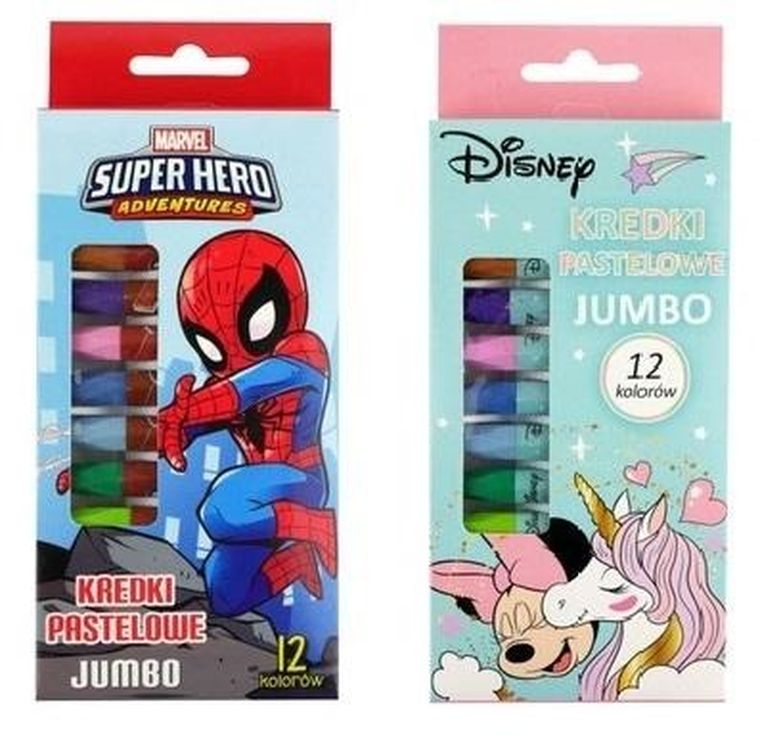 Beniamin, Jumbo, kredki pastelowe, 12 kolorów, 1 szt.