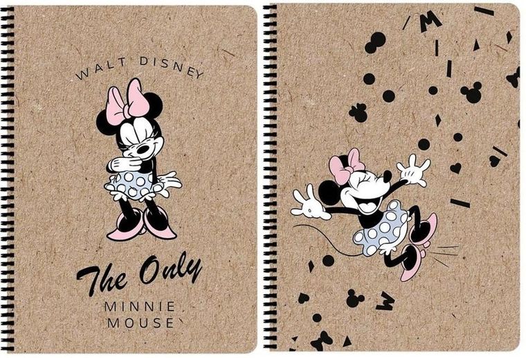 Beniamin, kołozeszyt A4, 80 kartek, kratka, Minnie Mouse Kraft, 1 szt.