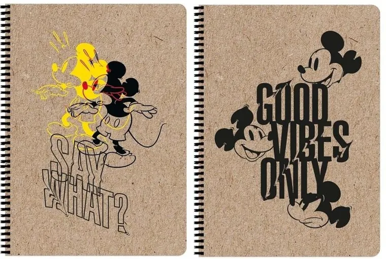 Beniamin, kołozeszyt A4, 80 kartek, kratka, Myszka Miki Kraft, 1 szt.