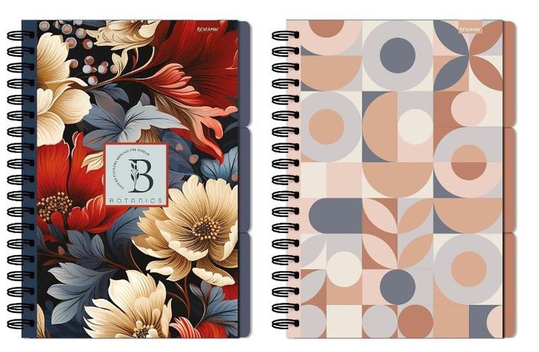 Beniamin, kołozeszyt, B5, 96 kartek, kratka, Metaliza z Drip Off, 1 szt.