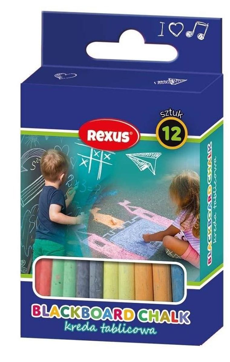 Beniamin, kreda tablicowa, 12 szt.