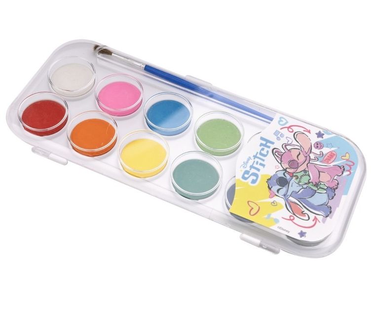 Beniamin, Lilo i Stitch, farby akwarelowe, 12 kolorów