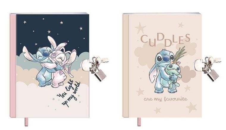 Beniamin, Lilo i Stitch, pamiętnik z kłódką, 1 szt.