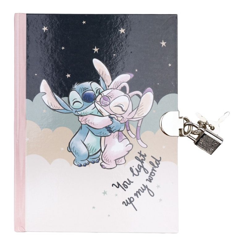 Beniamin, Lilo i Stitch, pamiętnik z kłódką, ciemny