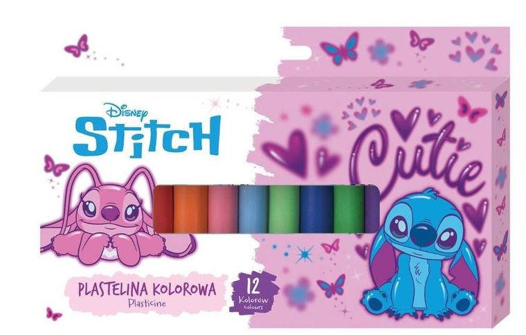 Beniamin, Lilo i Stitch, plastelina, 12 kolorów