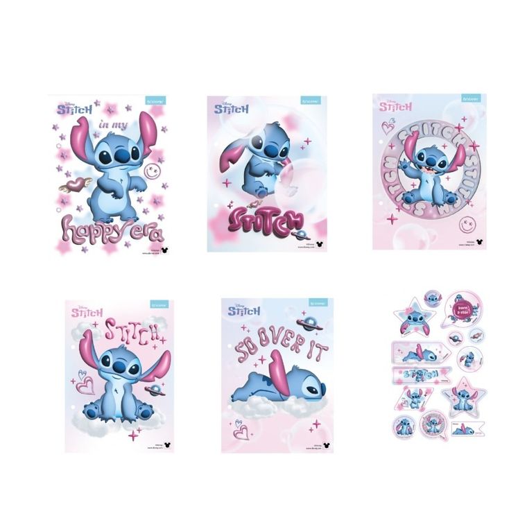 Beniamin, Lilo i Stitch, wkłady do segregatora, A5, 13 szt.