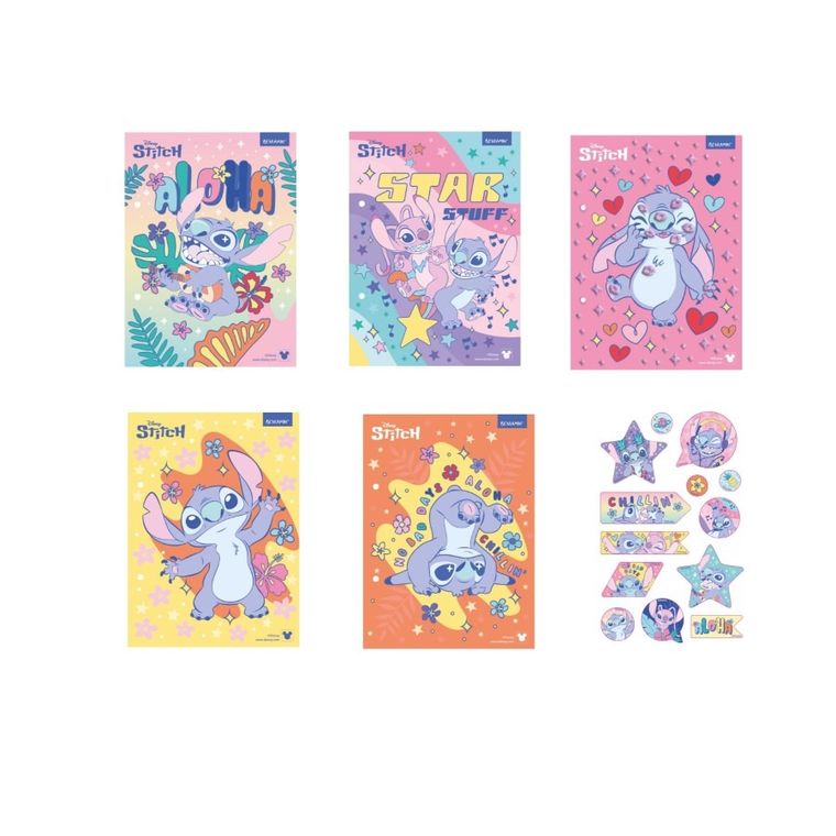 Beniamin, Lilo i Stitch, wkłady do segregatora, A5, 13 szt.