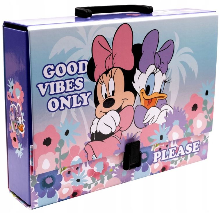 Beniamin, Minnie Mouse, teczka z rączką, walizeczka, 1 szt.