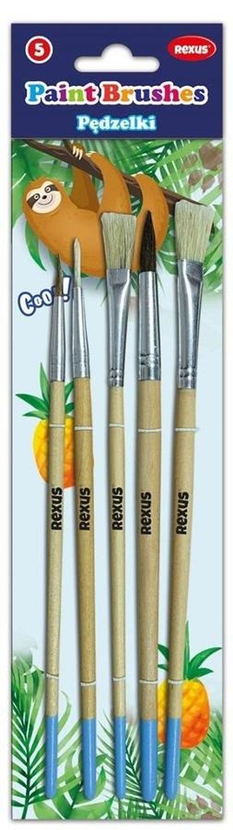 Beniamin, pędzelki, 5 szt.