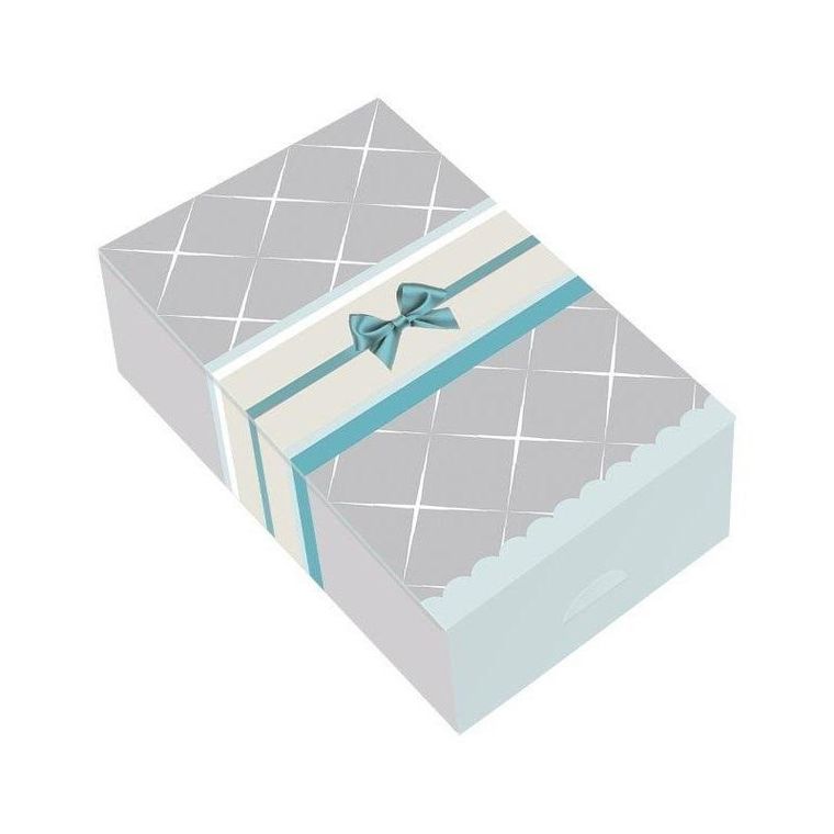 Beniamin, pudełka ozdobne, srebro, 125-210-70 cm, 5 szt.