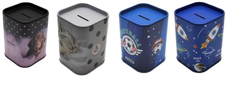 Beniamin, skarbonka metalowa, 1 szt.