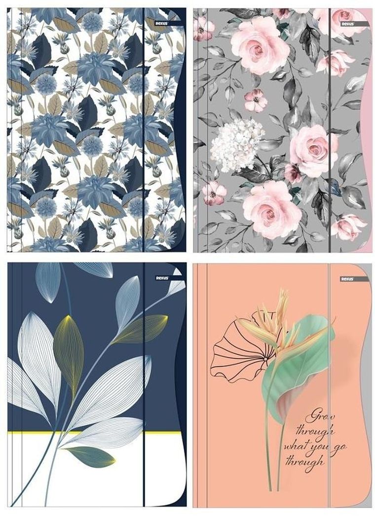 Beniamin, teczka z gumką, A4, flower, 1 szt.