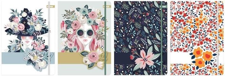 Beniamin, teczka z gumką, A4, Flower, 1 szt.