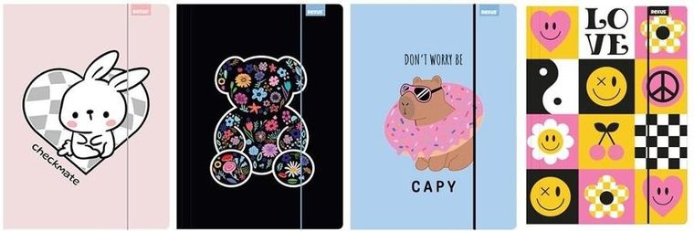 Beniamin, teczka z gumką, A4, No Name Dziewczynka, 1 szt.