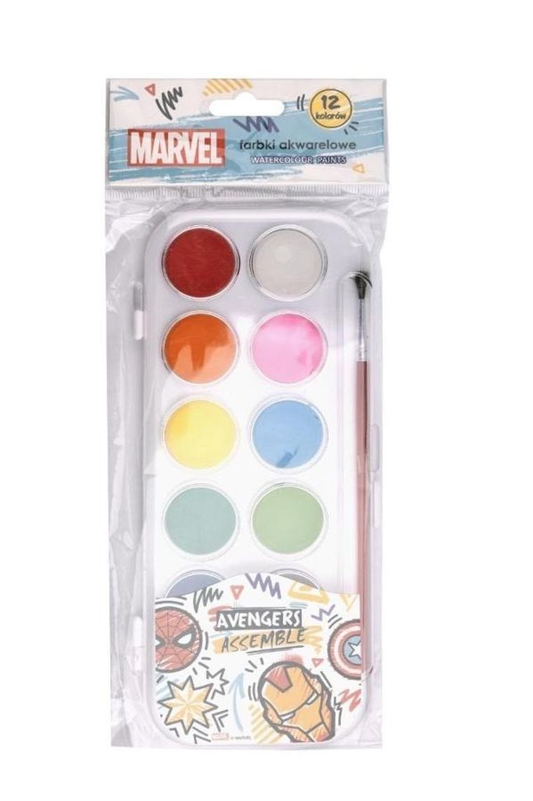 Beniamin, The Avengers, farby akwarelowe, 12 kolorów