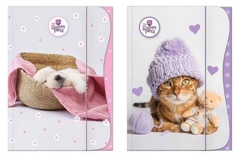 Beniamin, The Sweet Pets, teczka z gumką, A4, 1 szt.