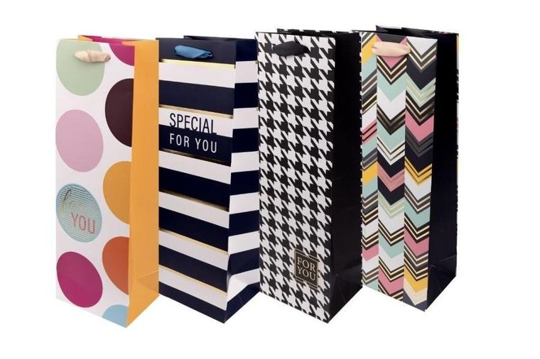 Beniamin, torebka prezentowa na butelkę, 1 szt.