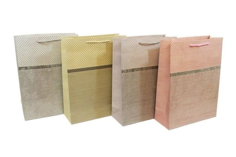 Beniamin, torebka prezentowa, paski, średnia