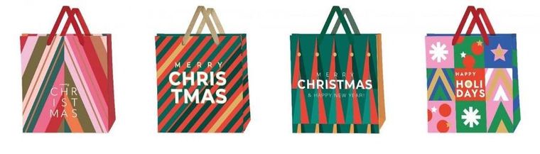 Beniamin, torebka świąteczna, duża, 30-42-12 cm, 1 szt.