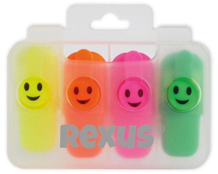 Beniamin, zakreślacz mini, 4 kolory