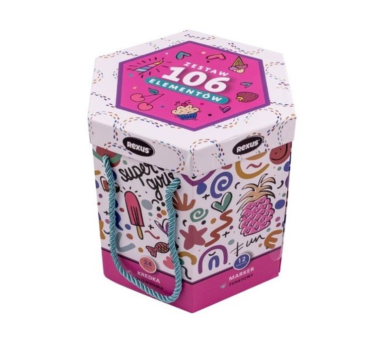 Beniamin, zestaw artystyczny, 106 elementów