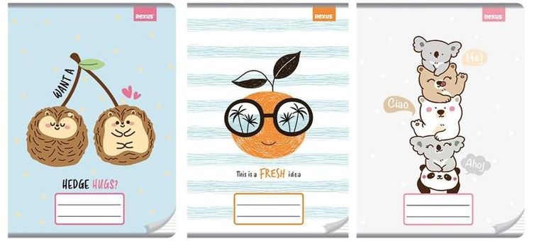 Beniamin, zeszyt, A4, 32 kartki, 3-linie, dziewczynka, 1 szt.