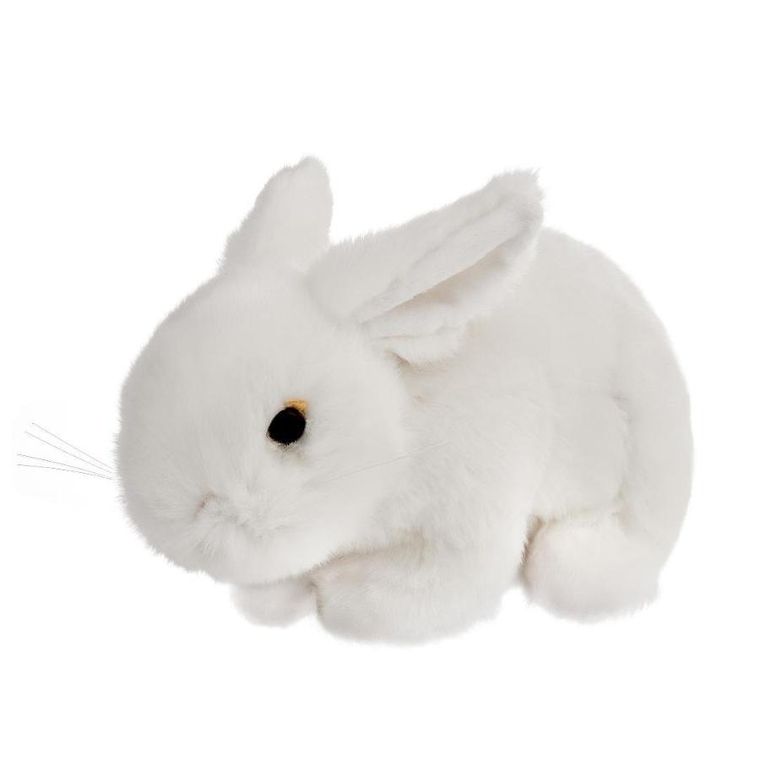 Beppe, Króliczek, maskotka, biały, 18 cm