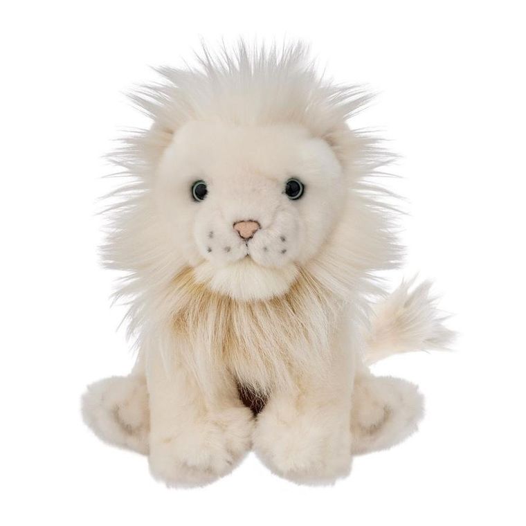 Beppe, Lew, maskotka, biały, 25 cm