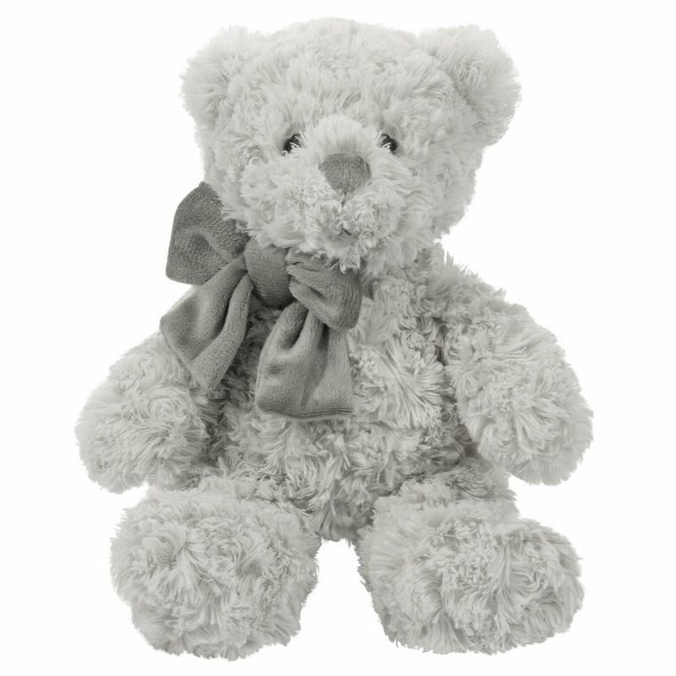 Beppe, miś Charlie, maskotka, szary, 33 cm