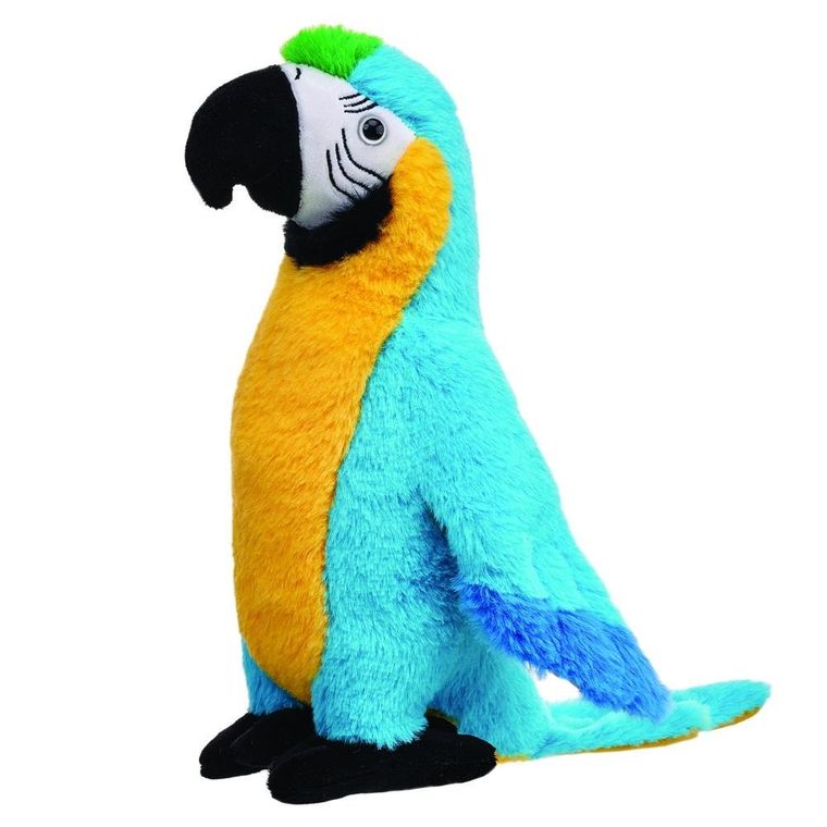 Beppe, Papuga Ara, maskotka, niebieska 40 cm